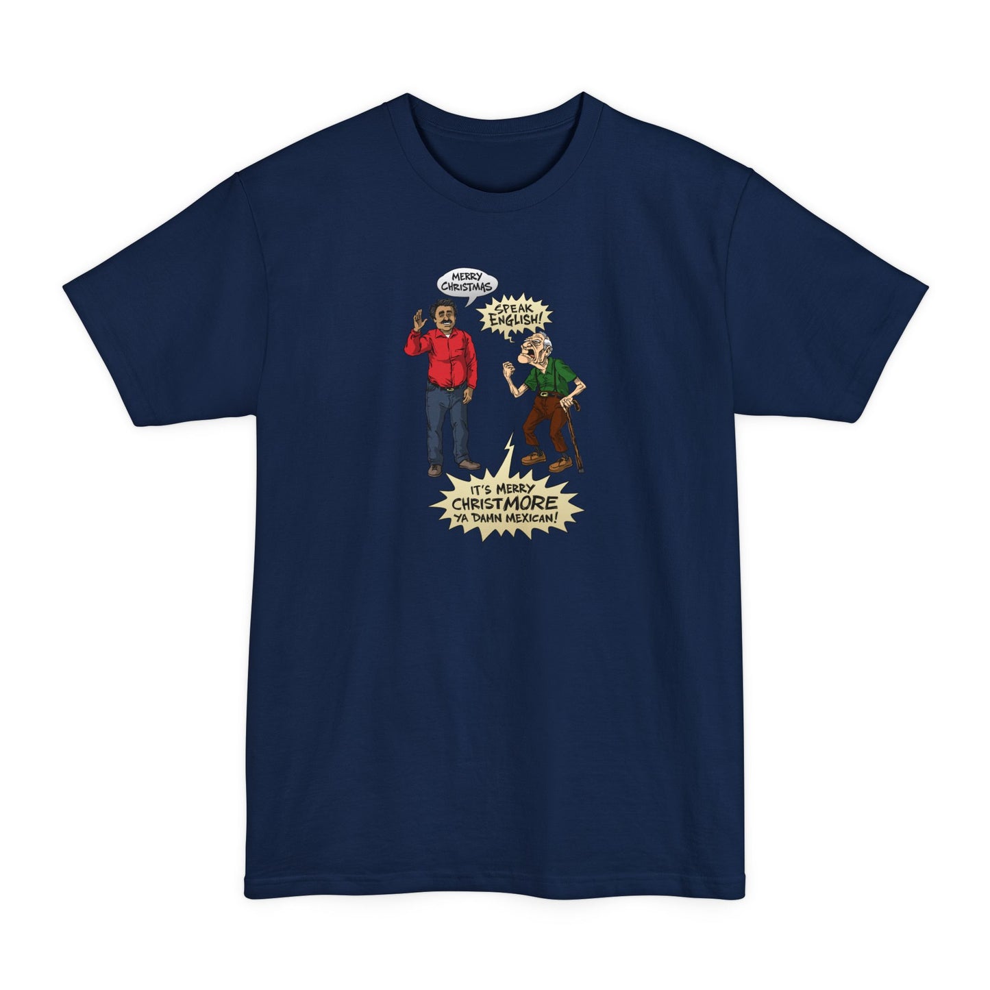 Merry Christmas Vs. Merry Christmore - Men's Tall T-Shirt