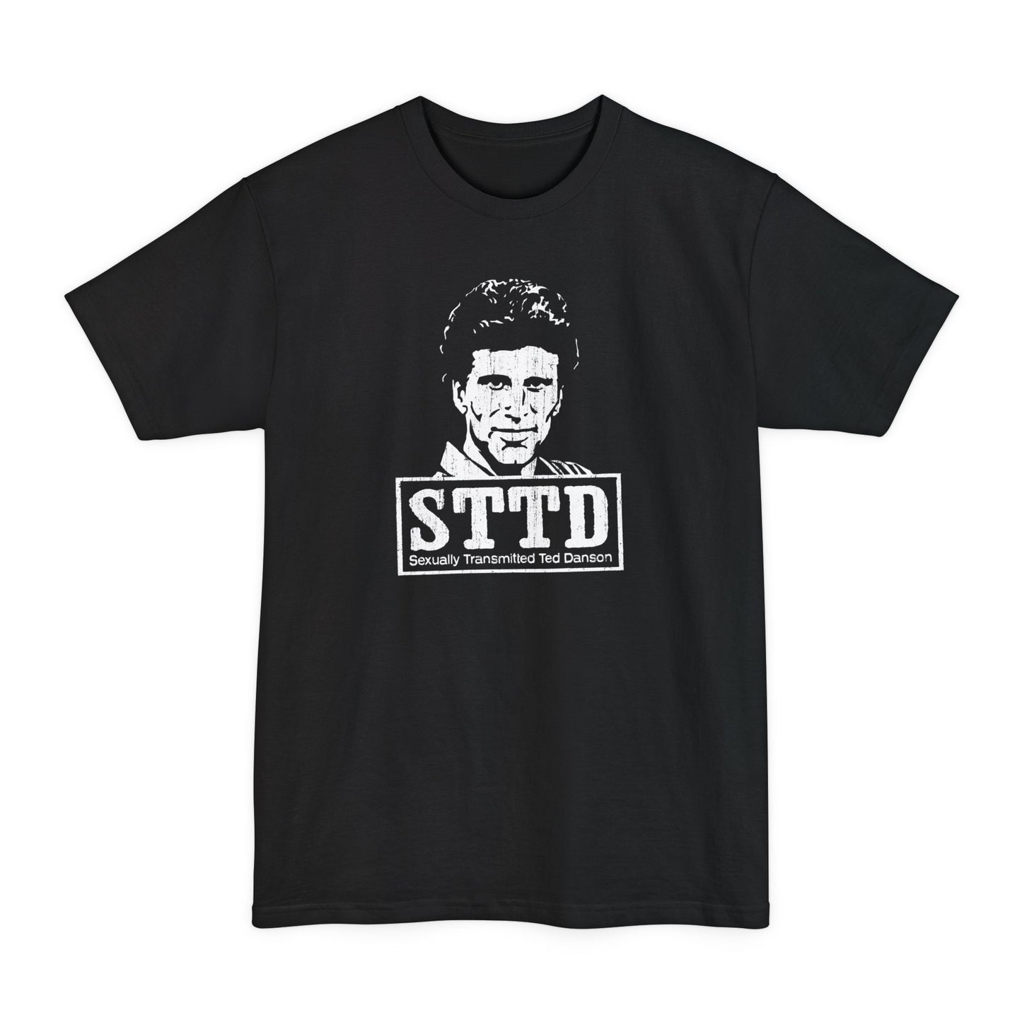 STTD - Sexually Transmitted Ted Danson - Men's Tall T-Shirt