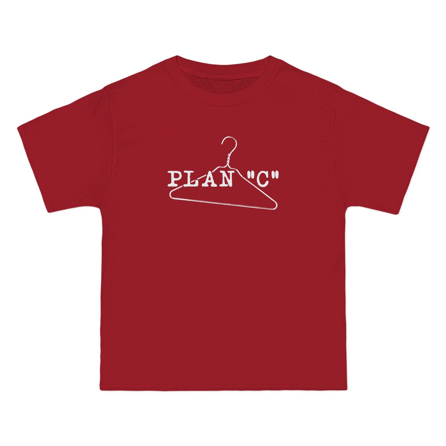 Plan "C" (Wire Hanger) - Men's Heavyweight T-Shirt