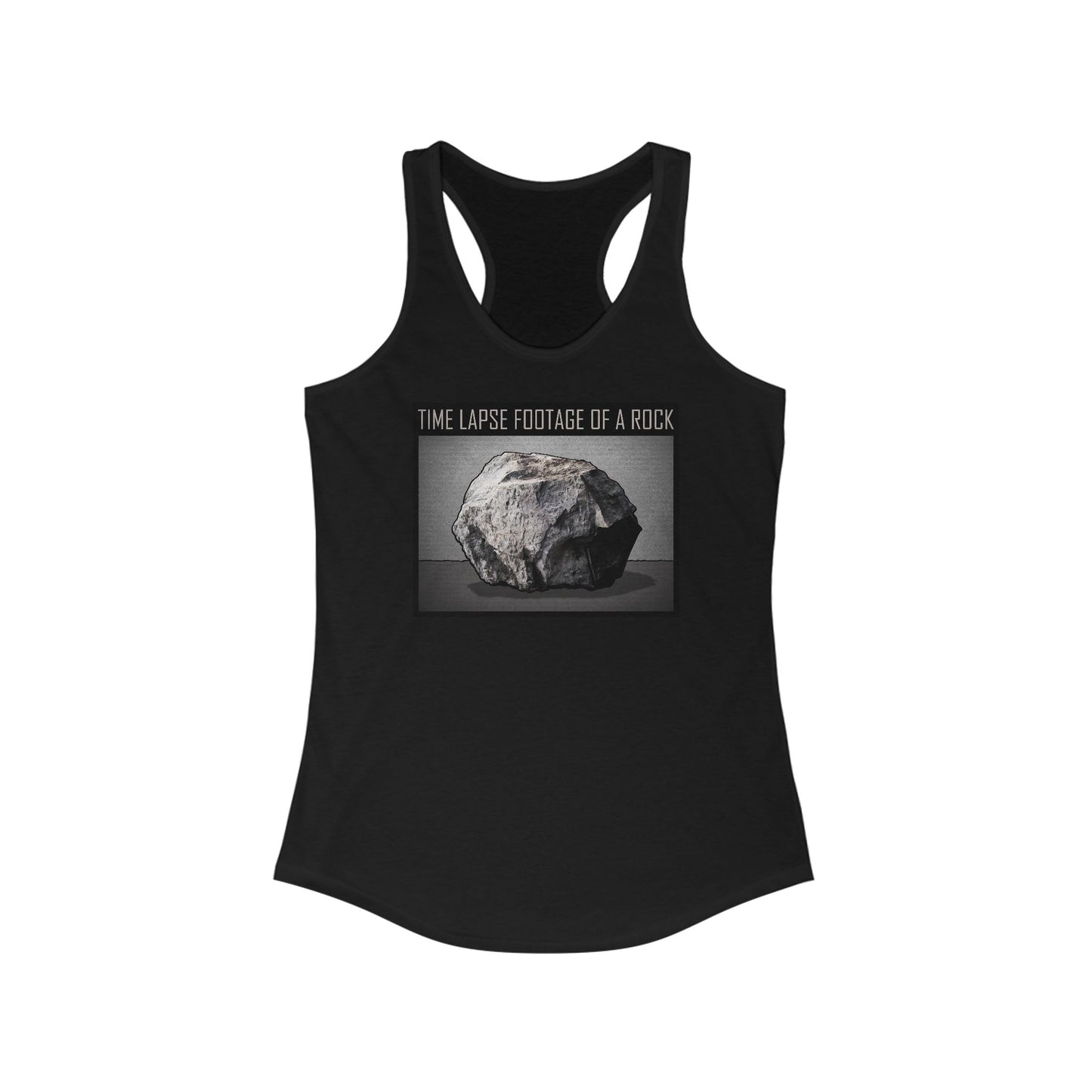 Time Lapse Footage Of A Rock - Women’s Racerback Tank