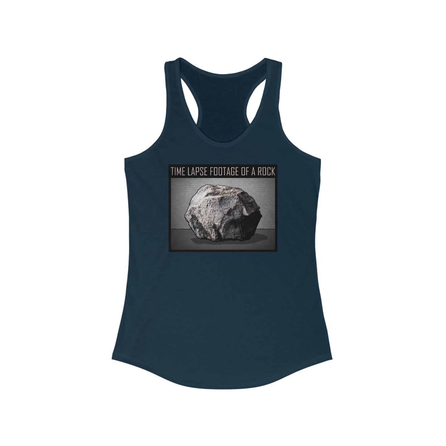 Time Lapse Footage Of A Rock - Women’s Racerback Tank