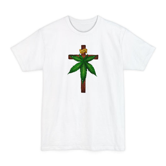 Marijuana Crucifixion - Men's Tall T-Shirt