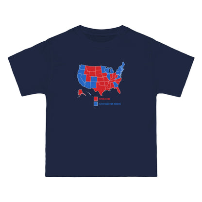 Republicans (Red States) - Elitist Election Riggers (Blue States) - Men's Heavyweight T-Shirt