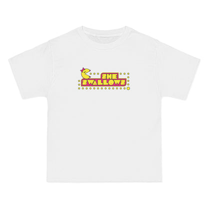 She Swallows - Men's Heavyweight T-Shirt