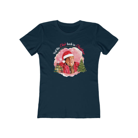 Put The Chris Back In Christmas - Women's T-Shirt
