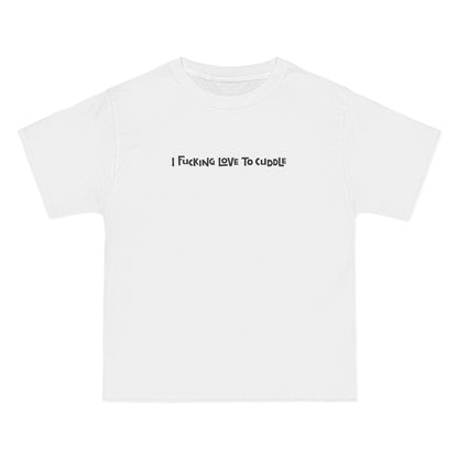 I Fucking Love To Cuddle - Men's Heavyweight T-Shirt