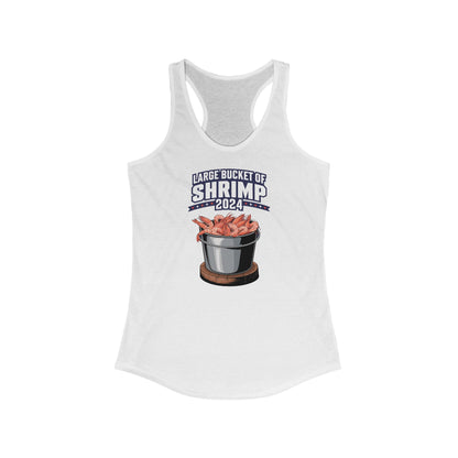 Large Bucket Of Shrimp 2024 - Women's Racerback Tank