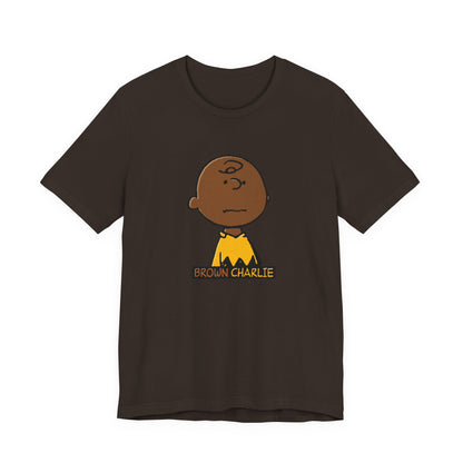Brown Charlie  - Men's T-Shirt