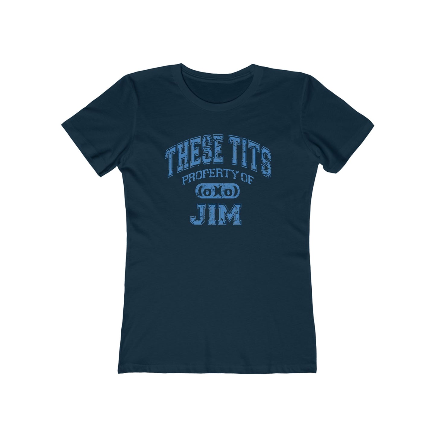 These Tits Property Of (Name) - Women's T-Shirt
