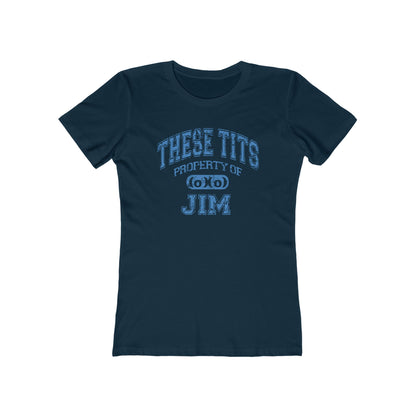 These Tits Property Of (Name) - Women's T-Shirt