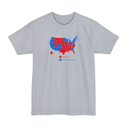 Republicans (Red States) - Elitist Election Riggers (Blue States) - Men's Tall T-Shirt