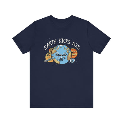 Earth Kicks Ass - Men's T-Shirt