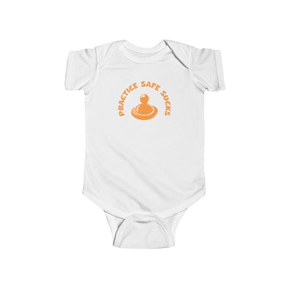Practice Safe Sucks - Baby Onesie