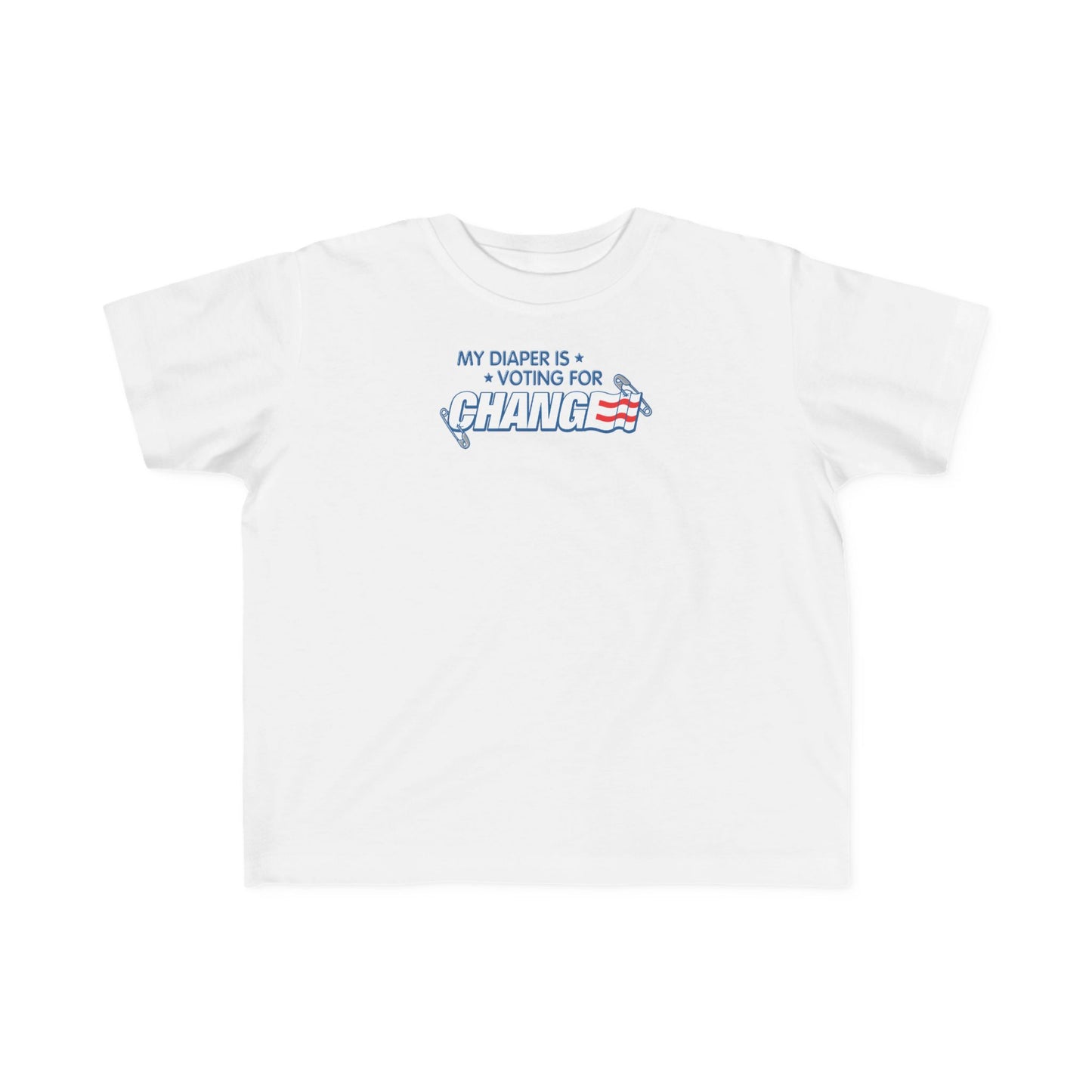 My Diaper Is Voting For Change - Toddler T-Shirt