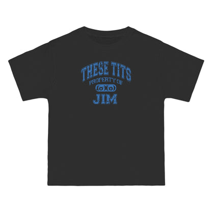 These Tits Property Of (Name) - Men's Tall T-Shirt