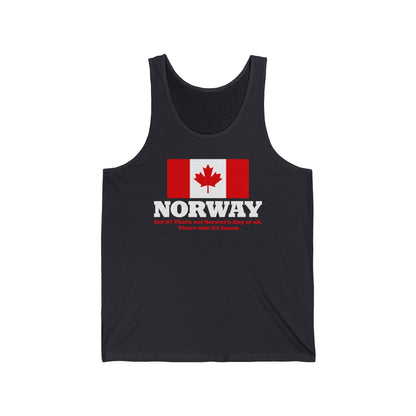 Norway - Get It? That's Not Norway's Flag At All. - Unisex Tank