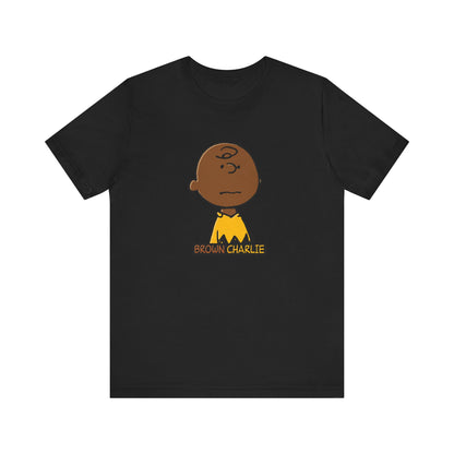 Brown Charlie  - Men's T-Shirt
