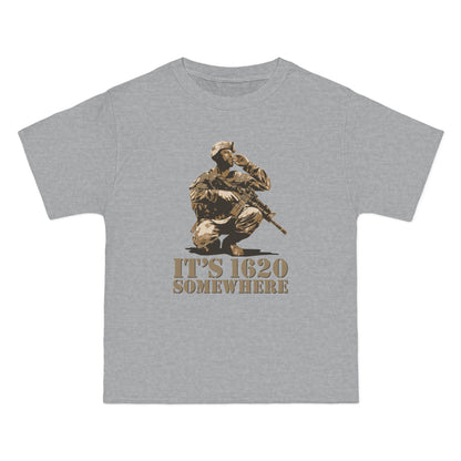 It's 1620 Somewhere - Men's Heavyweight T-Shirt