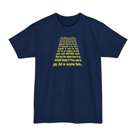 Star Wars Spoiler Shirt - Men's Tall T-Shirt