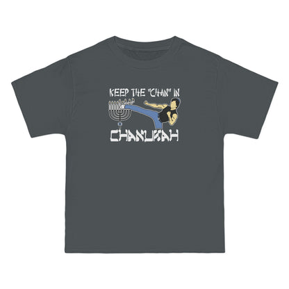 Keep The Chan In Chanukah - Men's Heavyweight T-Shirt