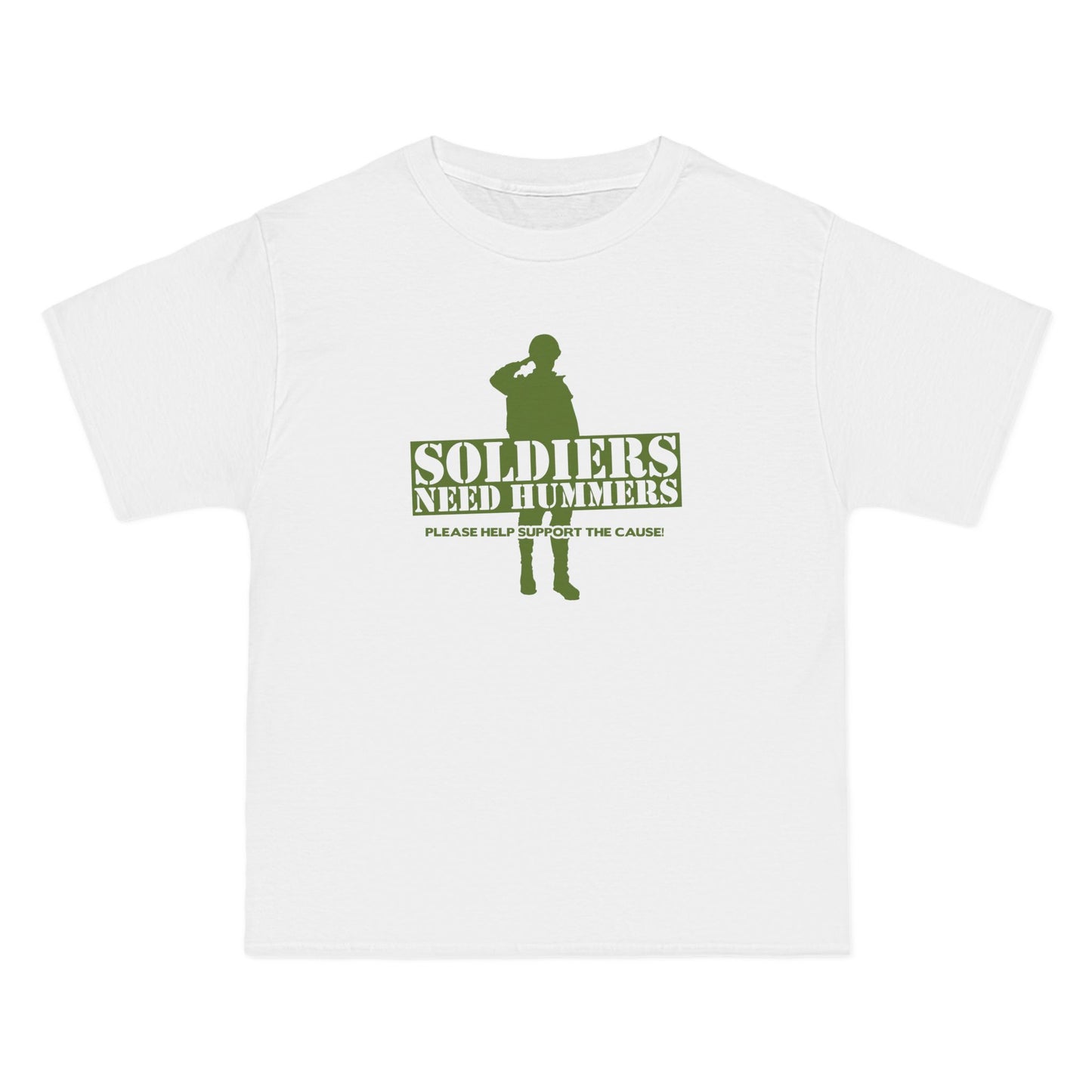 Soldiers Need Hummers - Please Help Support The Cause - Men's Heavyweight T-Shirt