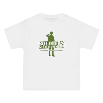 Soldiers Need Hummers - Please Help Support The Cause - Men's Heavyweight T-Shirt