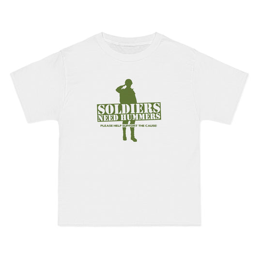 Soldiers Need Hummers - Please Help Support The Cause - Men's Heavyweight T-Shirt