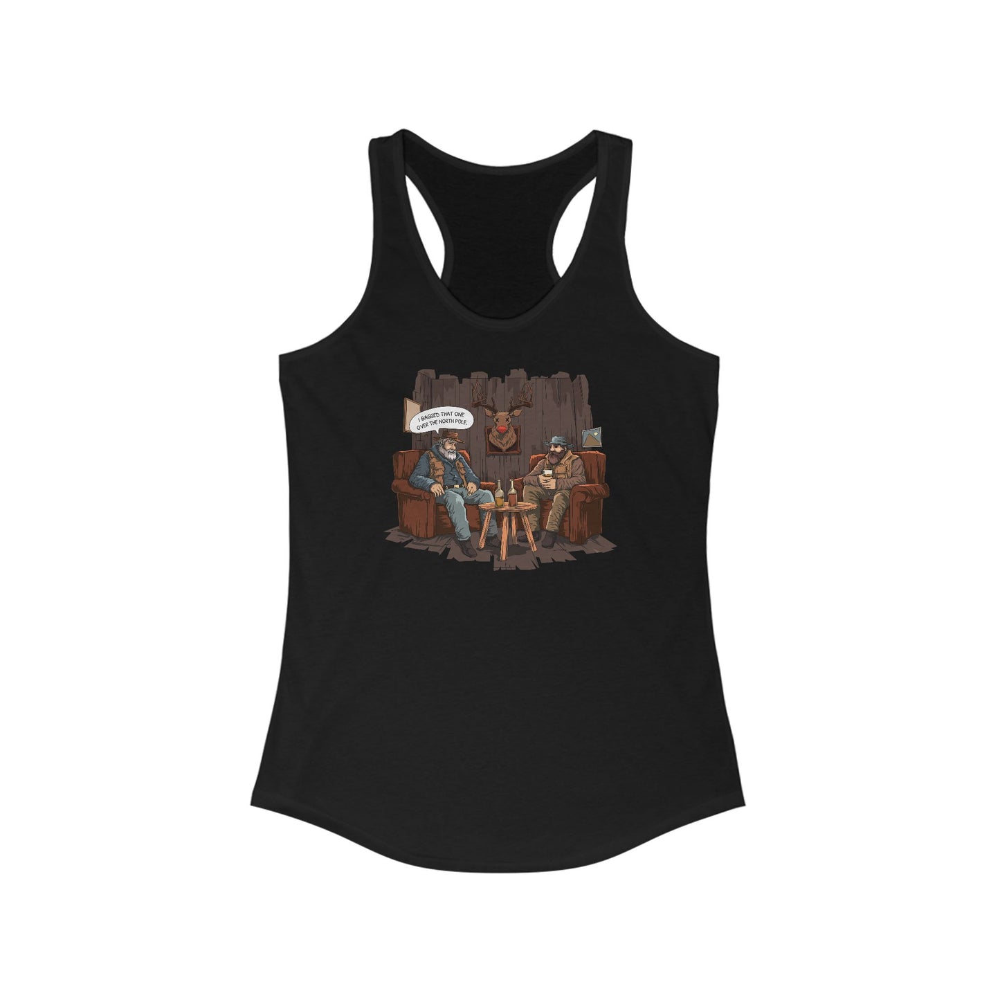 Hunters Kill (Taxidermy Rudolph) - Women's Racerback Tank