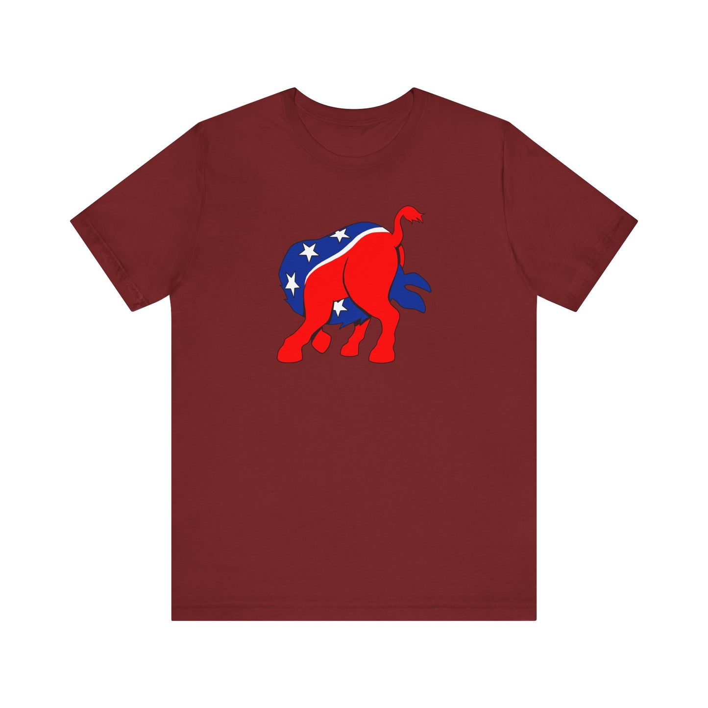 Democratic Donkey (Head Up Its Ass) - Men's T-Shirt