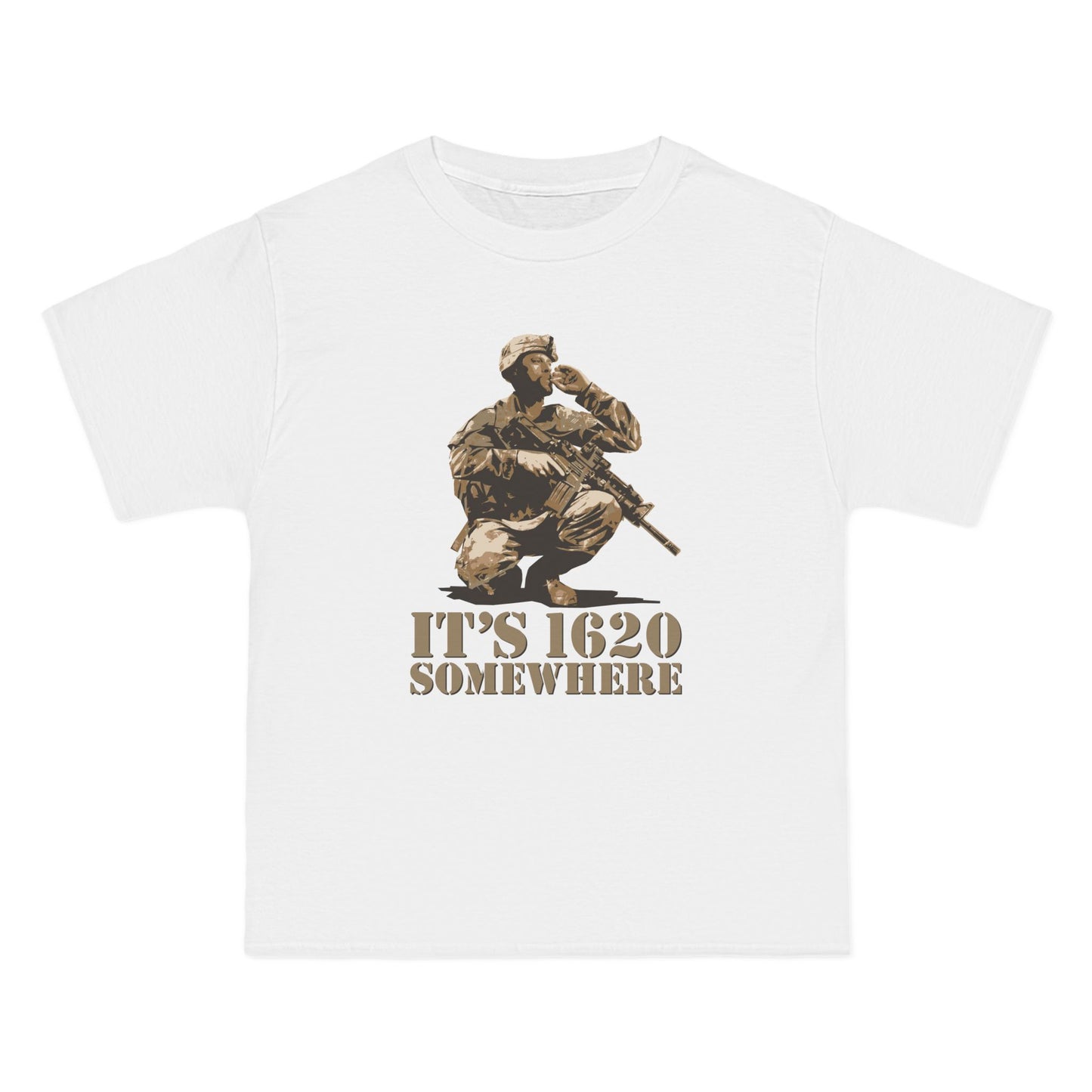 It's 1620 Somewhere - Men's Heavyweight T-Shirt
