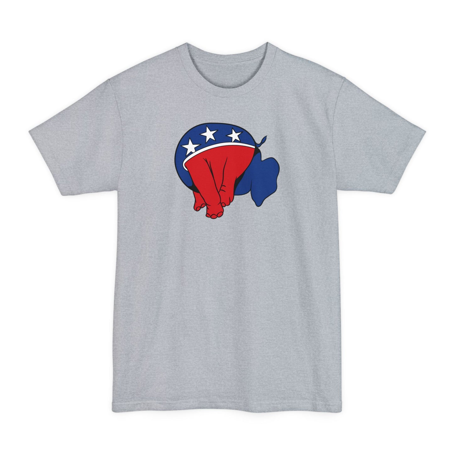 Republican Elephant (Head Up Its Ass) - Men's Tall T-Shirt