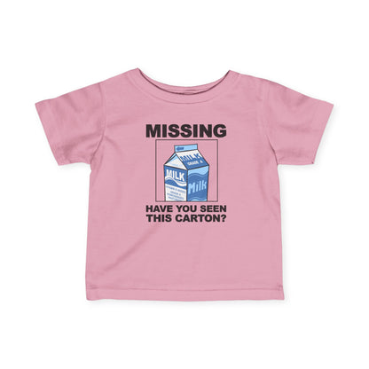 Missing - Have You Seen This Carton? - Baby T-Shirt