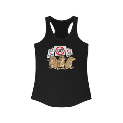Gerbil Protest (Richard Gere) - Women’s Racerback Tank