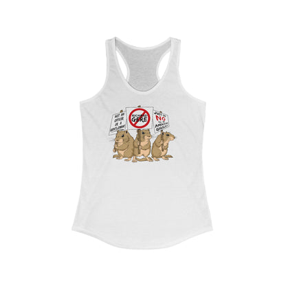Gerbil Protest (Richard Gere) - Women’s Racerback Tank