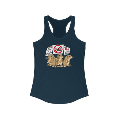 Gerbil Protest (Richard Gere) - Women’s Racerback Tank