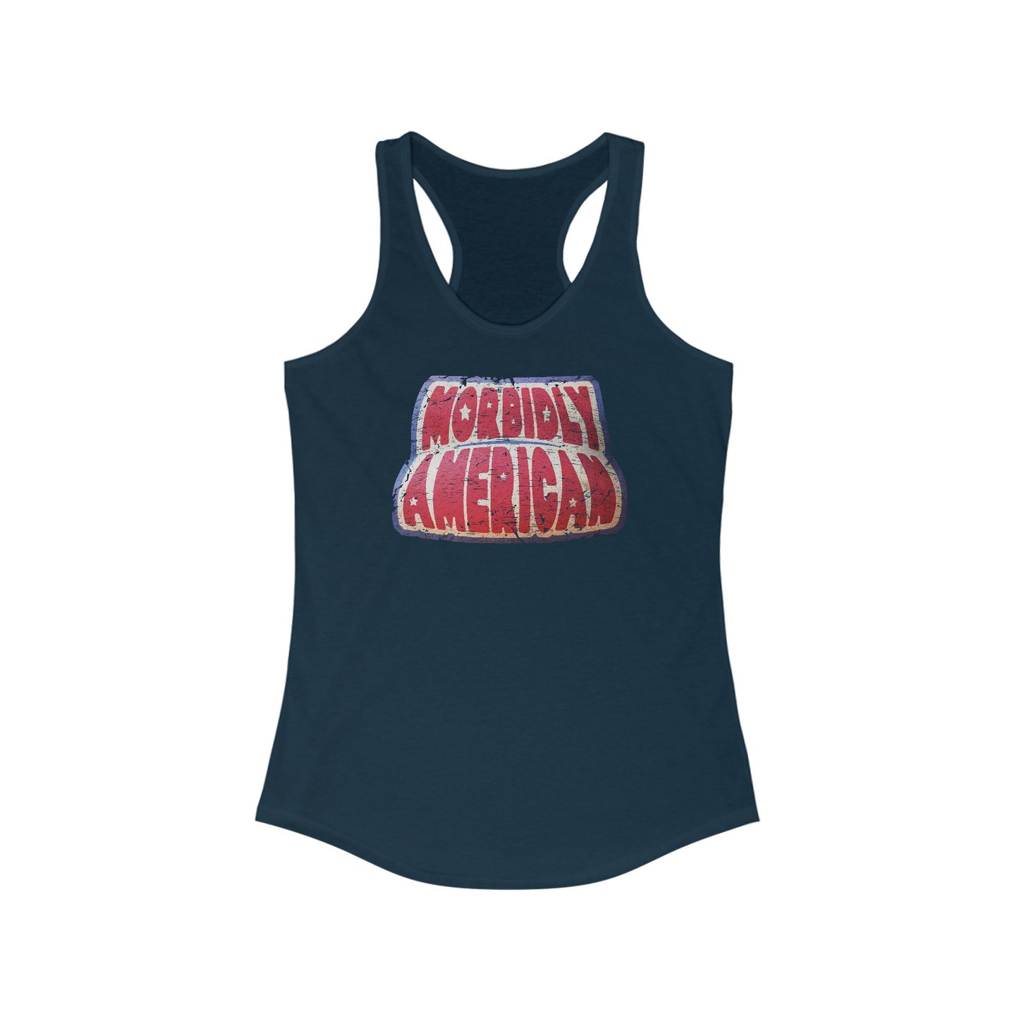 Morbidly American - Women's Racerback Tank