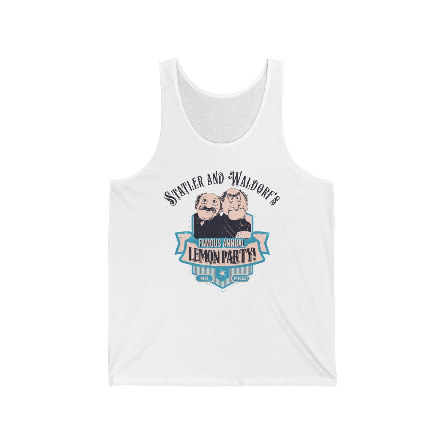 Statler And Waldorf's Famous Annual Lemon Party! (The Muppets) - Unisex Tank