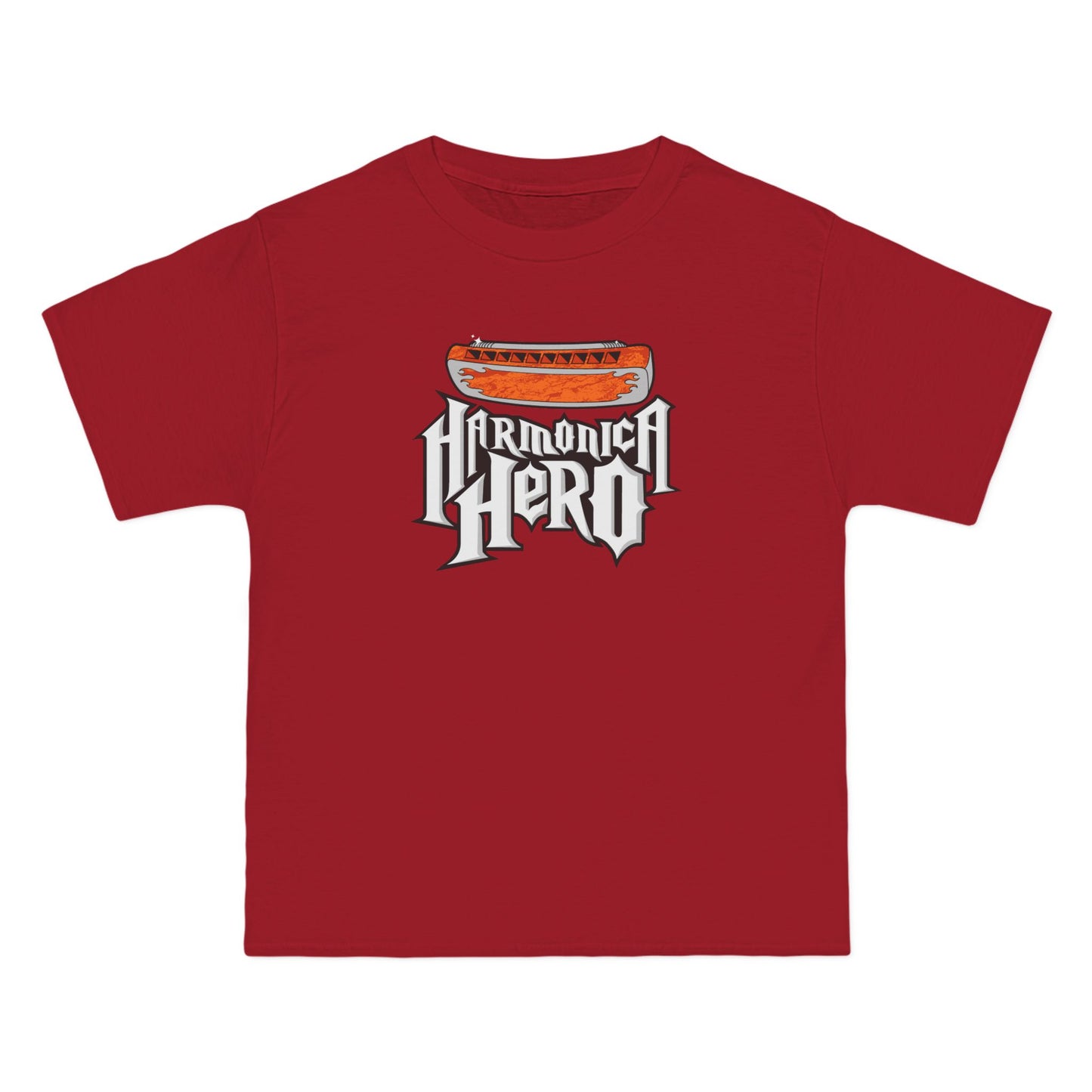 Harmonica Hero - Men's Heavyweight T-Shirt