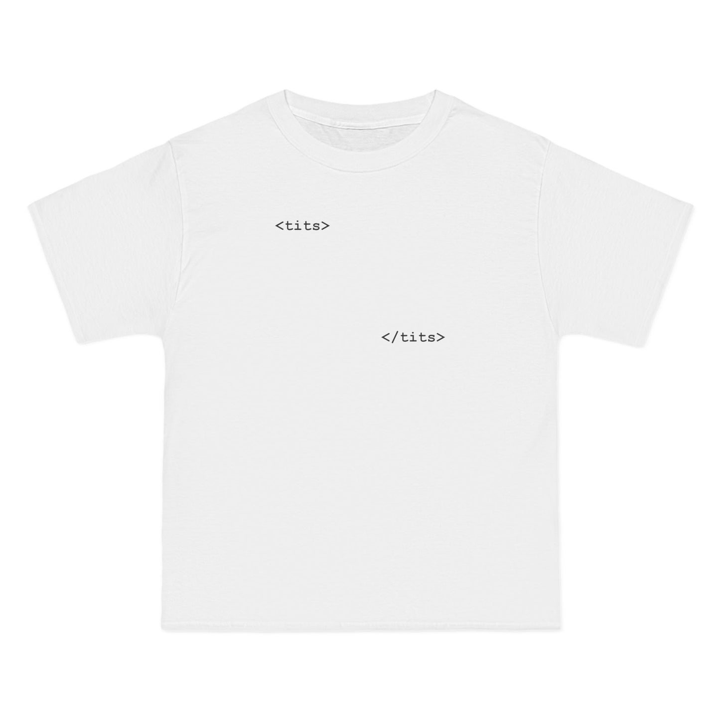 Tits - HTML - Men's Heavyweight T-Shirt