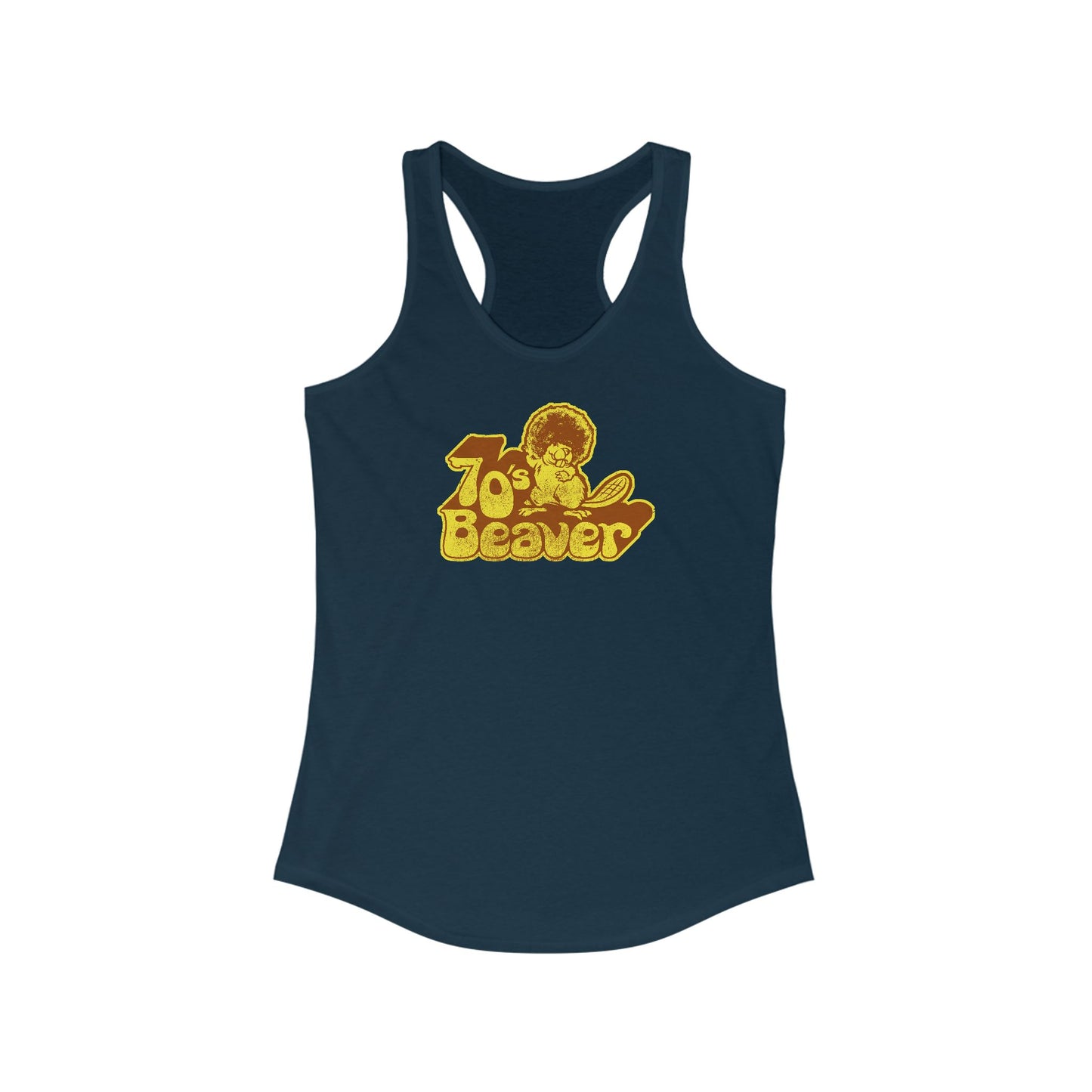 70's Beaver - Women's Racerback Tank