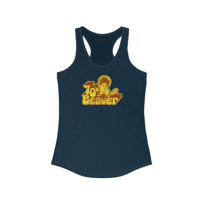 70's Beaver - Women's Racerback Tank