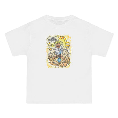 Dude... Who Made Me? - Men's Heavyweight T-Shirt