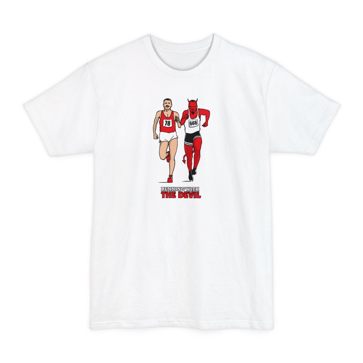 Running With The Devil - Men's Tall T-Shirt