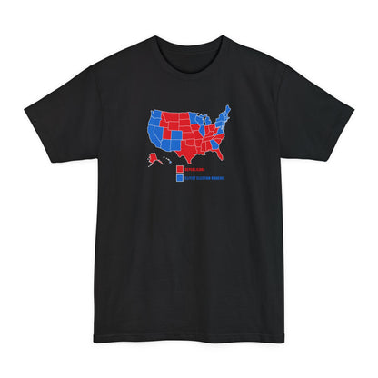 Republicans (Red States) - Elitist Election Riggers (Blue States) - Men's Tall T-Shirt