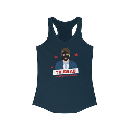 Trudeau - Canada's First Black Prime Minister  - Women’s Racerback Tank