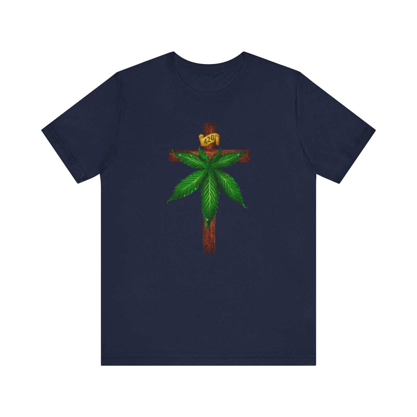 Marijuana Crucifixion - Men's T-Shirt