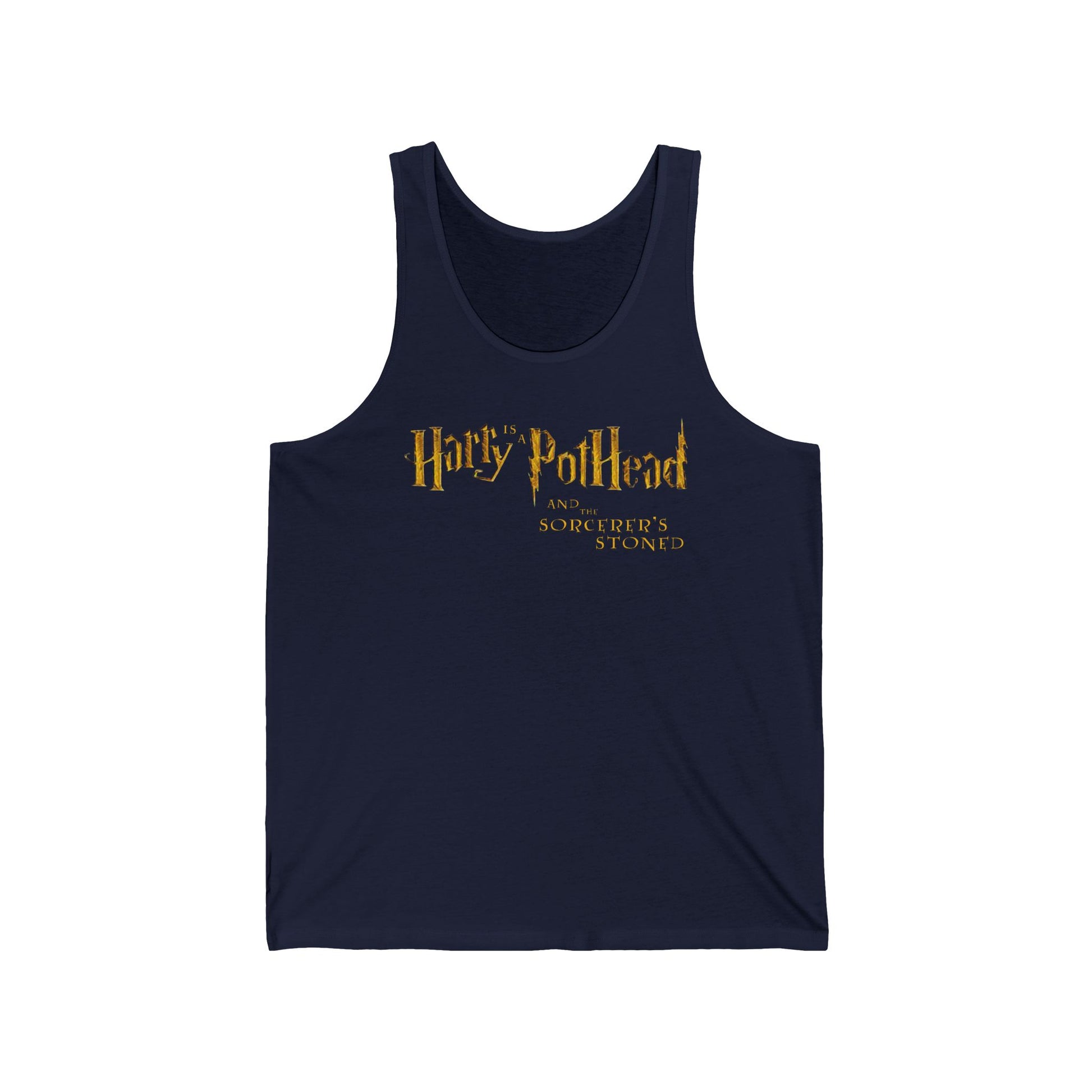 harry pothead Harry Is A Pothead And The Sorcerer's Stoned - Unisex Tank