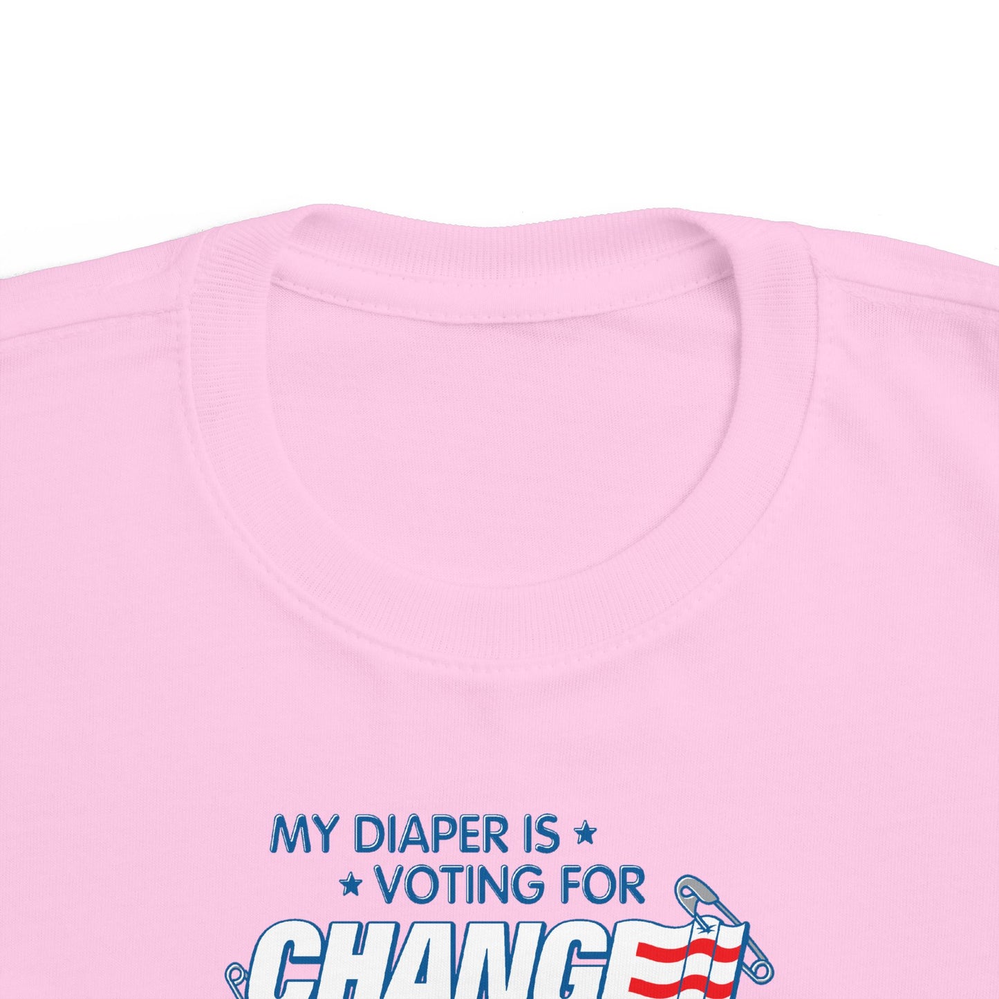 My Diaper Is Voting For Change - Toddler T-Shirt