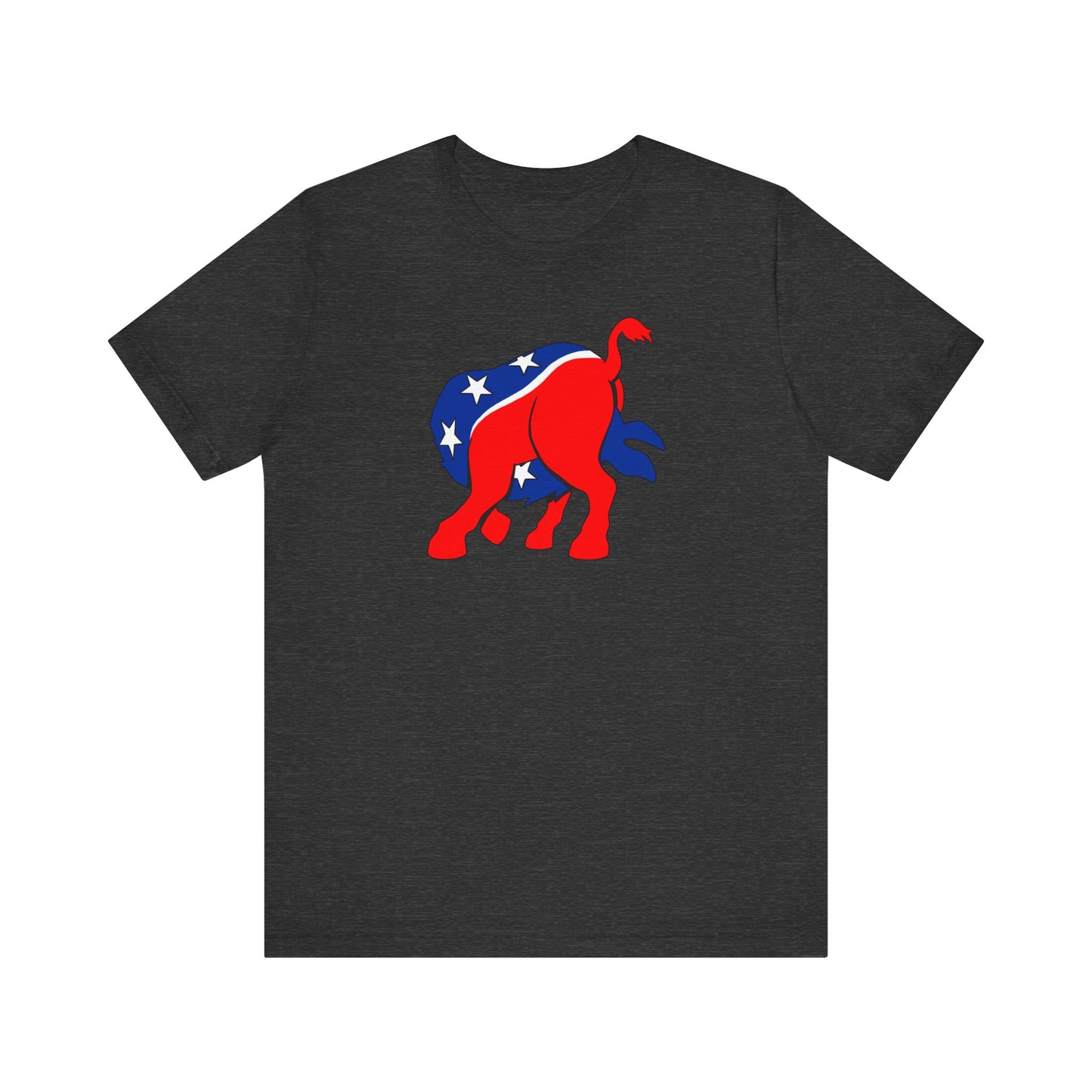 Democratic Donkey (Head Up Its Ass) - Men's T-Shirt