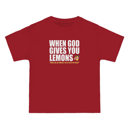 When God Gives You Lemons - Men's Heavyweight T-Shirt